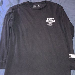 Graphic long sleeve shirt DON’T STRESS